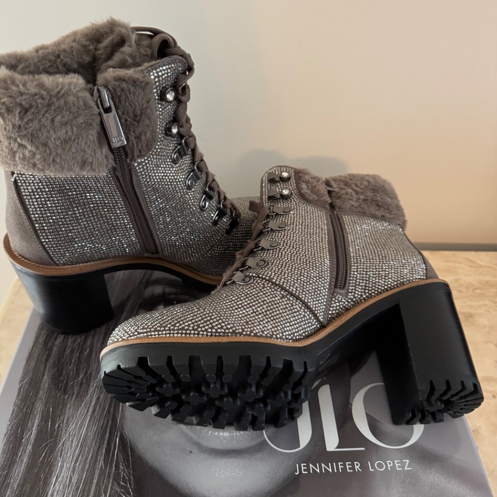 J Lo Charcoal Booties - Picture 4 of 9